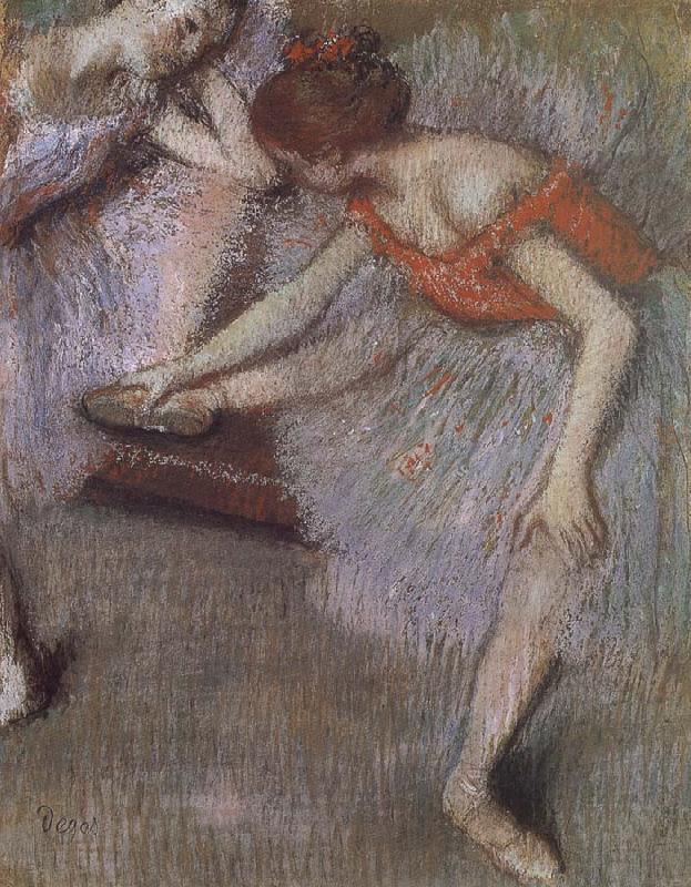 Edgar Degas Dance have a break Sweden oil painting art